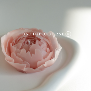Online course "Flower candles" (ENG)